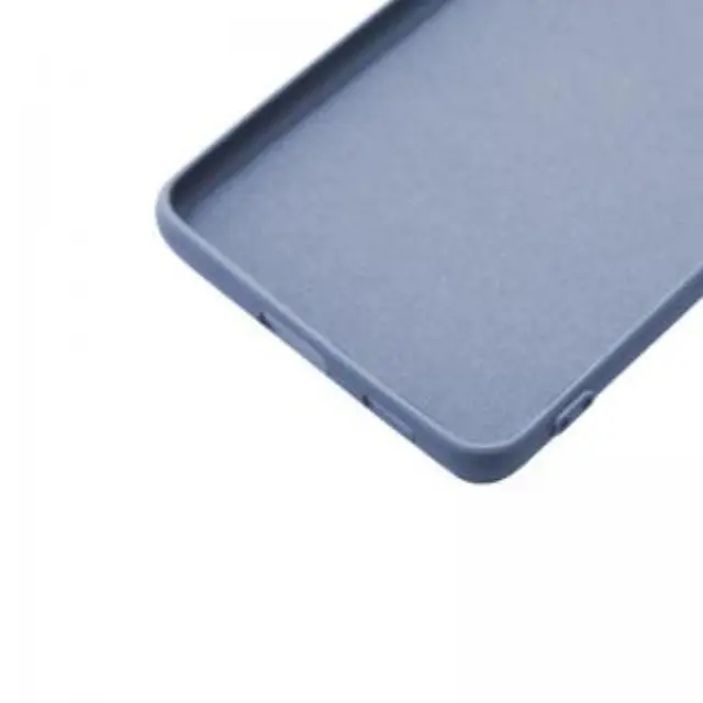Θήκη Liquid Silicon inos Samsung Galaxy S21 Ultra 5G L-Cover Γκρι-Μπλε N54337 3
