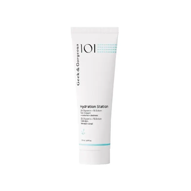 Geek & Gorgeous Hydration Station 5% Glycerin + Ectoin Gel-Cream Ελαφριά Ενυδατική Προσώπου, 50ml