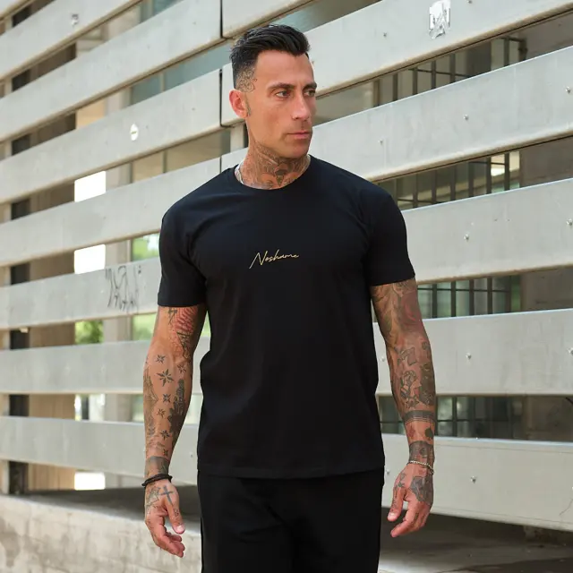 T-shirt Noshame® Μαύρο με τύπωμα - 142501 - XXL 3