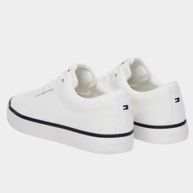Tommy Hilfiger - Ανδρικά Sneakers Th CHi Vulc Core Low Ii Mesh FM0FM05513-YBS Λευκό - 44 3