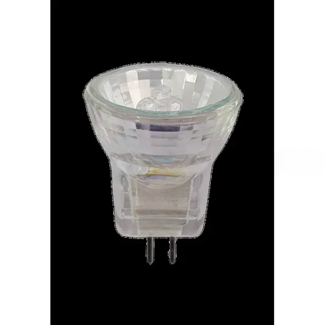 Halogen reflector lamp MR8 GU4 23x35 12V 20W 206Lm 2Khrs Clear Cover 26°