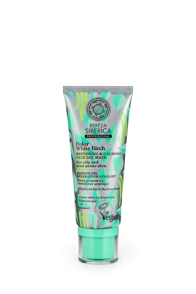 Natura Siberica Bereza Polar White Birch Restoring & Calming Face Ενυδατική Gel Μάσκα Αποκατάστασης & Εξισορρόπησης για Λιπαρή - Ακνεϊκή Επιδερμίδα 100ml