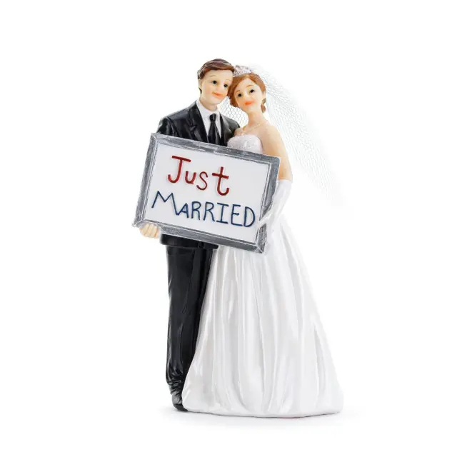 Partydeco Cake Topper - Just Married -