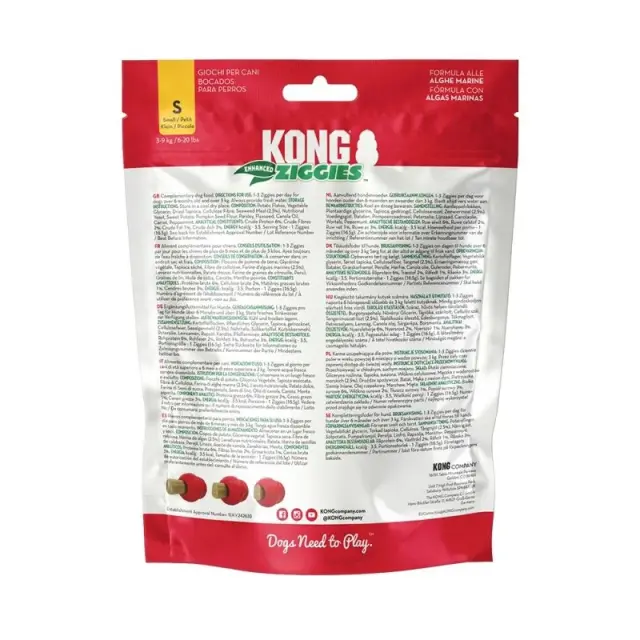 Kong Ziggies Enhanced Λιχουδιές Dental Για Σκύλους 198gr Μονόχρωμο 2
