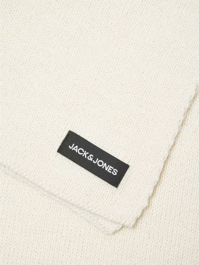 JACDNA KNIT SCARF NOOS Antique White 3