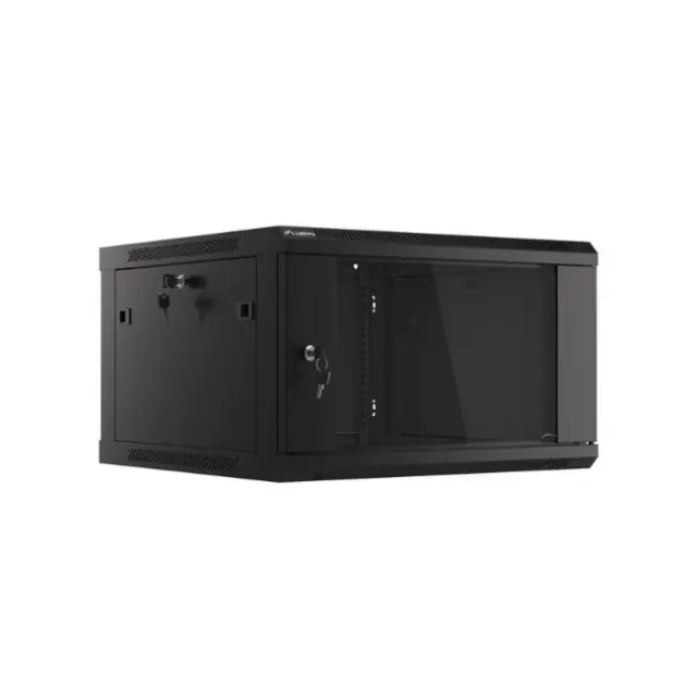 Lanberg Καμπίνα Rack 19" 6U 600X600 Black V2 (WF01-6606-10B)