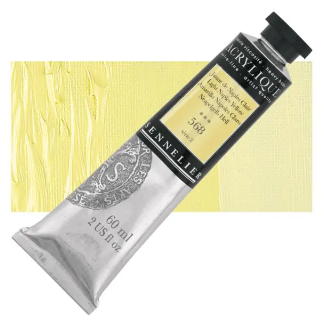 Ακρυλικό Sennelier Extra Fine - 568 Light Naples Yellow S2 - 60ml