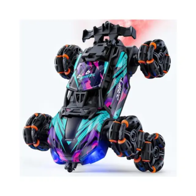 Τηλεκατευθυνόμενο Όχημα Off-Road 6WD RC με Περιστροφή 360 μοιρών & Χειριστήριο 2370 Πολύχρωμo