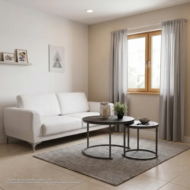 ΚΑΝΑΠΕΣ 3ΘΕΣΙΟΣ FB93121.32 ΜΕ ΛΕΥΚΟ PU 190x81x81 εκ. 2