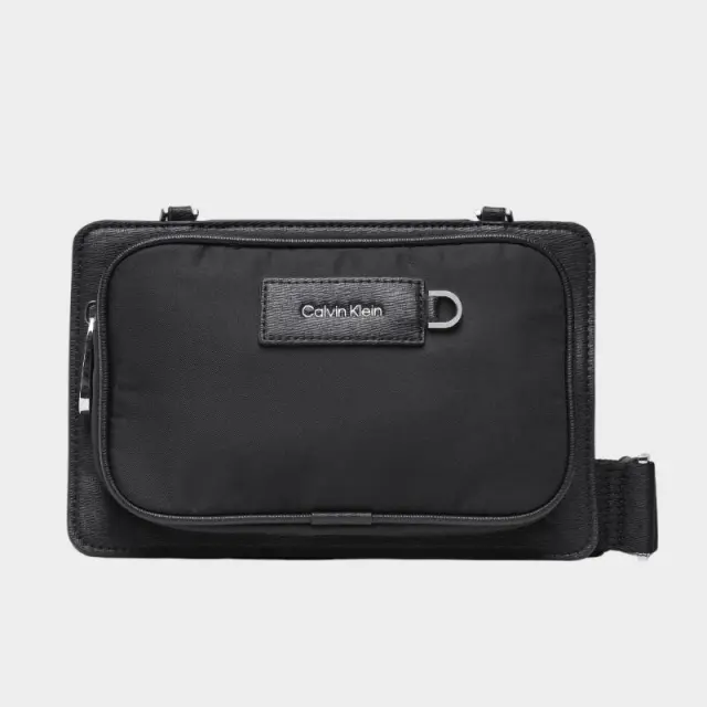 Calvin Klein - Ανδρική Τσάντα Ώμου / Χιαστί Elevated Multi Zip Xbody K50K510213-BAX Μαύρο