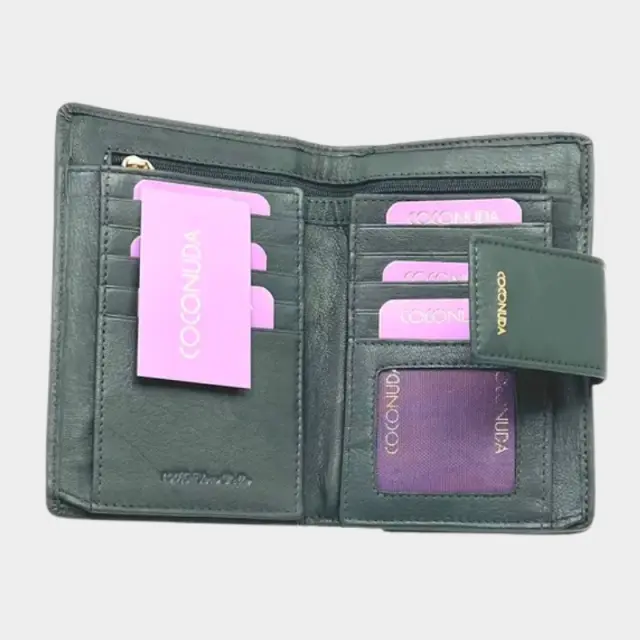 Δερμάτινο Πορτοφόλι Coconuda PDK522-56 Πράσινο - ONESIZE 2