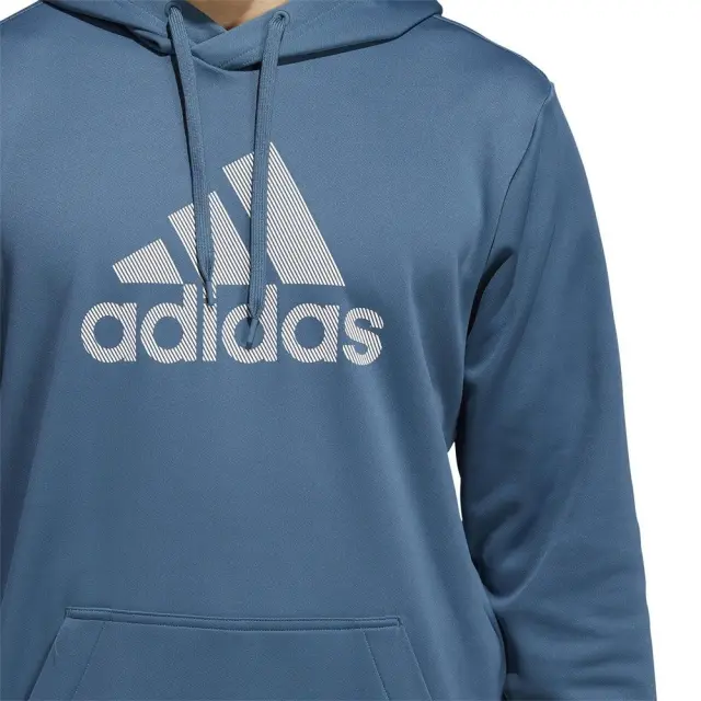 adidas M Game And Go Pullover Hoodie (GT0054-Blue) - Μπλέ - M 3