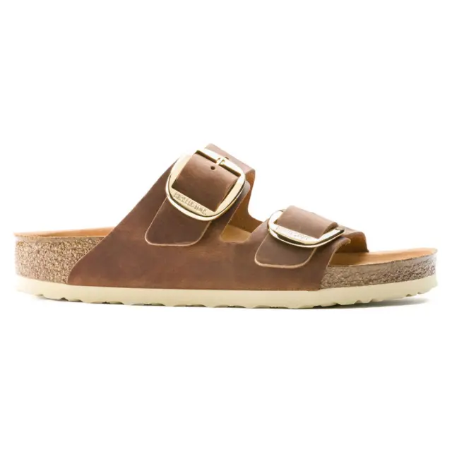 Birkenstock Πέδιλα Γυναικείο δέρμα Oiled Καφέ BIR/ARIZONA BIG BUCKLE 1011073 COGNAC