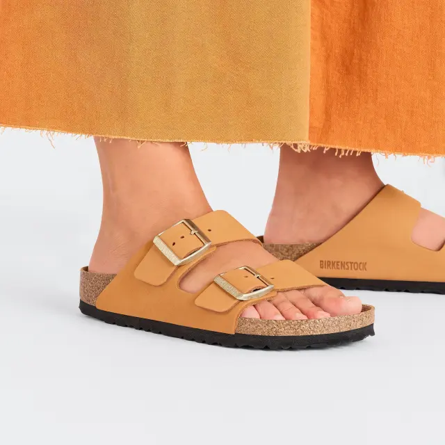 Σανδάλια Arizona Nubuk Leather Birkenstock Burnt Orange - 37 2