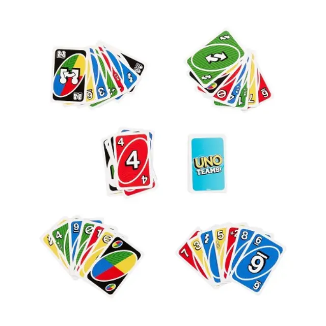 Επιτραπέζιο Παιχνίδι Uno Teams για 2-4 Παίκτες 7+ Ετών Mattel 2