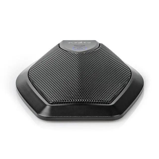 Ενσύρματο πολυκατευθυντικό μικρόφωνο, κατάλληλο για τηλεδιασκέψεις.