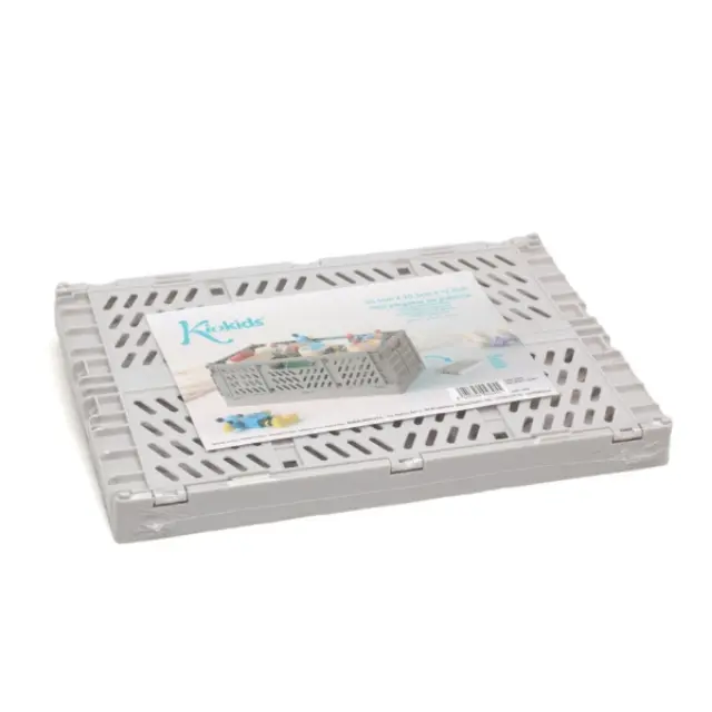 Πτυσσόμενο κουτί αποθήκευσης Γκρι 31x20x12εκ. 3