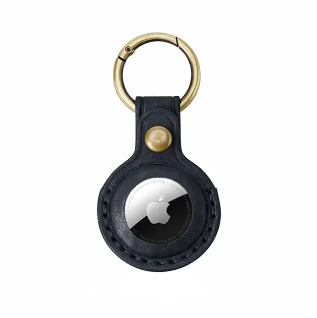 Mobile Origin AirTag Leather Keychain A6, black 3