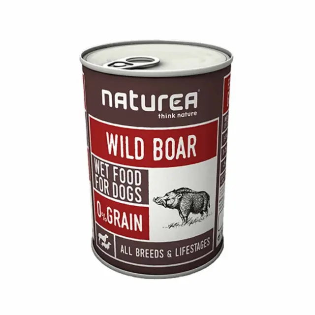 Naturea Κονσέρβα Σκύλου Wild Boar 400gr Μονόχρωμο