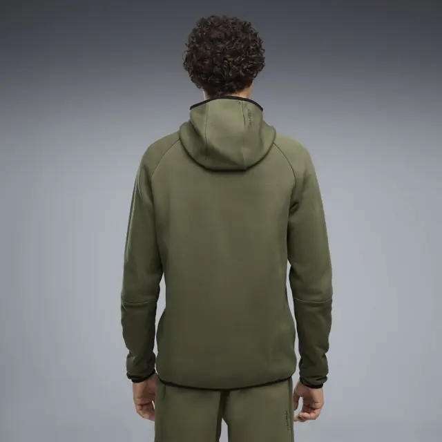 Puma Slim Elevated Full Zip Hoodie (693951-86) - Λαδί 3