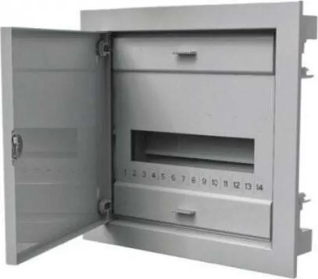 Consumer unit 14v z/a with met. door Pawbol C.1512