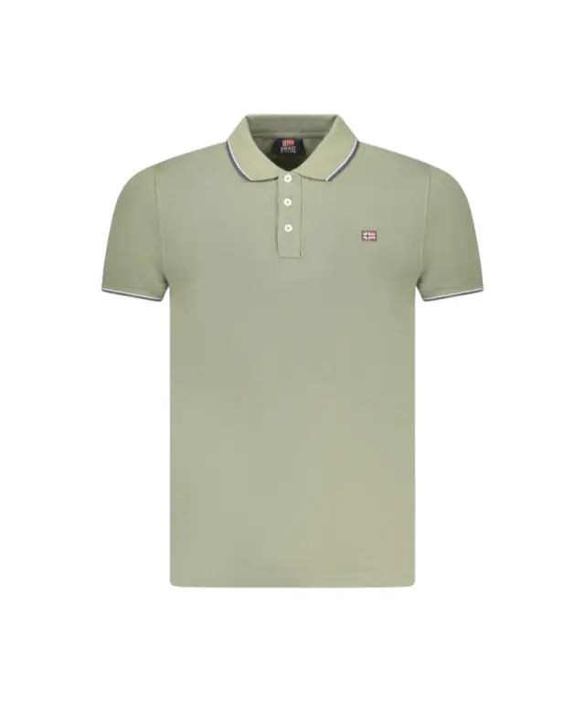 Norway Nautical School - Ανδρικό T-shirt Κοντομάνικο Polo 838862-ARMY Πράσινο