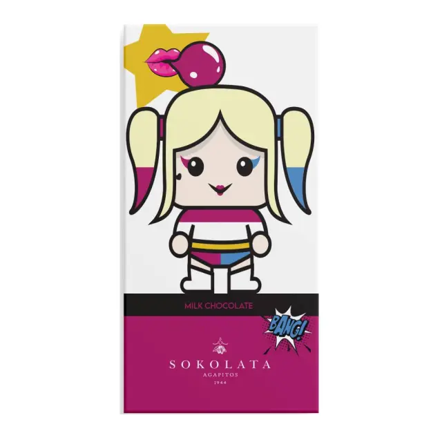 Agapitos QUEEN SuperHero Milk Chocolate 100gr