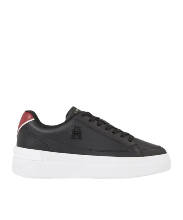Tommy Hilfiger - Γυναικεία Sneaker Th Elevated Court FW0FW07568-BDS Μαύρο