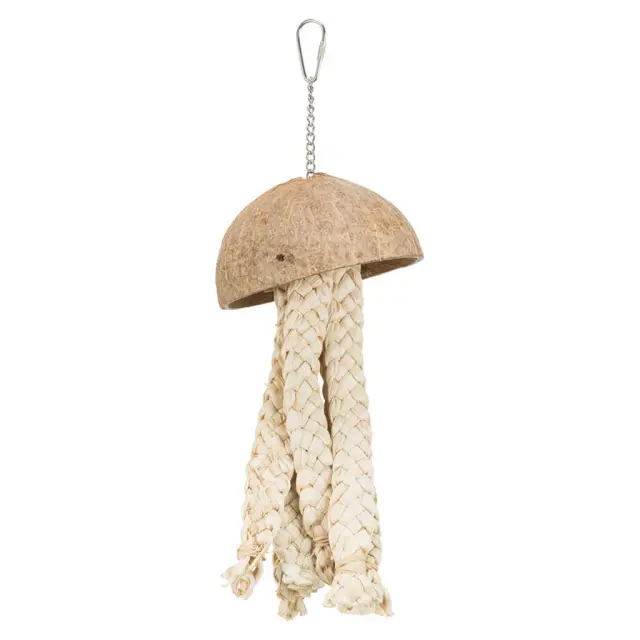 Trixie Natural Coconut Toy – Παιχνίδι από Καρύδα και Φύλλα Μπανανιάς - 37cm