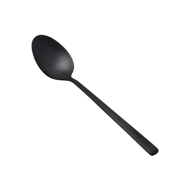 Estia Κουτάλι Γλυκού Prestige Black Ανοξείδωτο Ατσάλι 18/0 Μαύρο Mat 2
