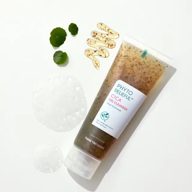 Thank You Farmer | Phyto Relieful Cica Gel Cleanser | Καταπραϋντικό Καθαριστικό Τζελ | 120ml 3