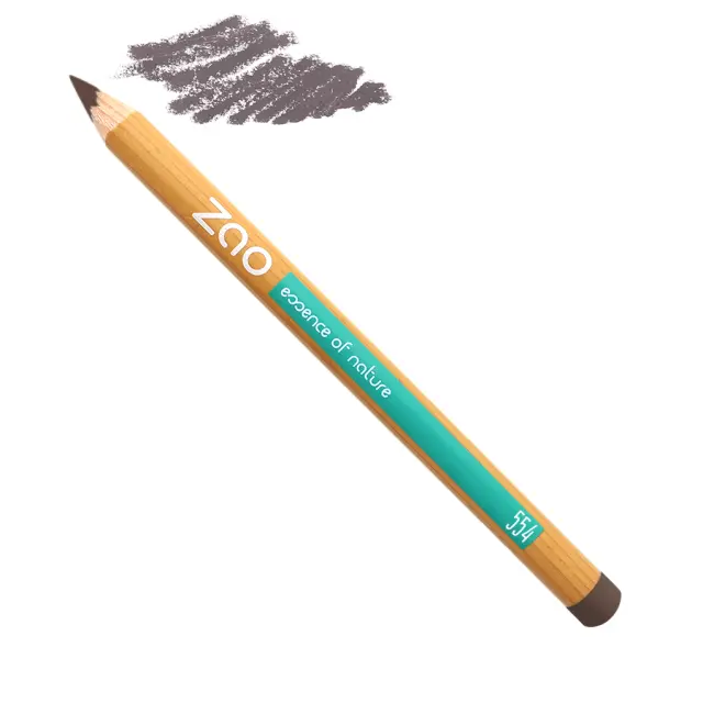 Zao Organic Multi Purpose Pencils – Βιολογικά, Vegan μολύβια ματιών/χειλιών/φρυδιών - 554 Light Brown
