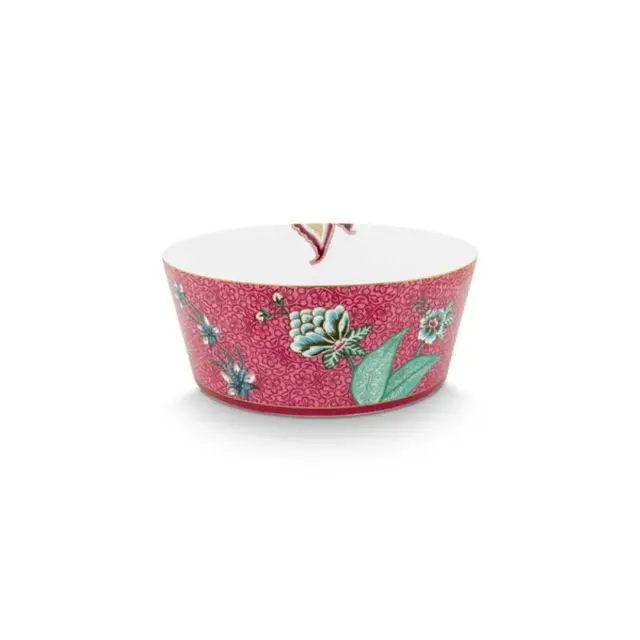Pip Studio σετ 2 Μπωλ Πορσελάνης & 2 Chopsticks: Flower Festival Pink 3
