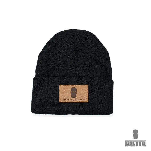 Ghetto Mask Soft Winter Beanie Somewhere We Belong | Unisex Streetwear Beanie Black