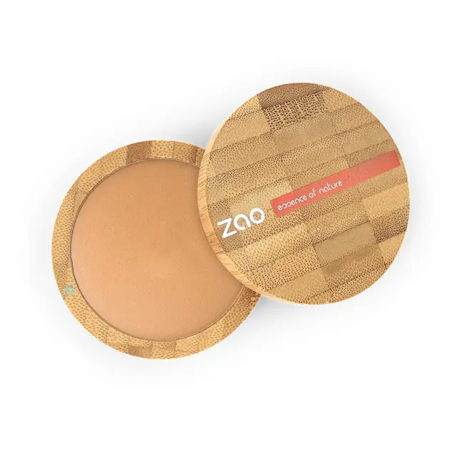Zao Organic Mineral Cooked Powder – Βιολογική baked πούδρα για ηλιοκαμένο & ομοιόμορφο αποτέλεσμα - 341 Golden Copper
