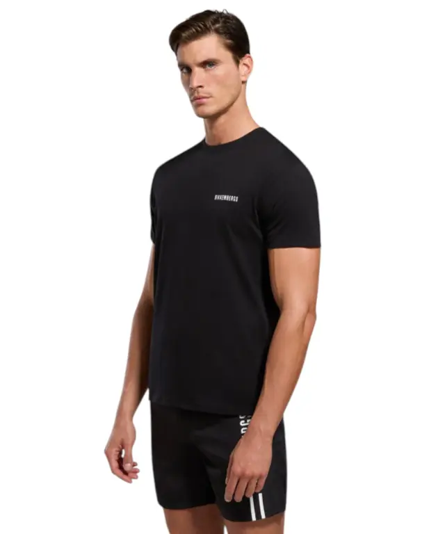 Bikkembergs - Ανδρικό T-shirt Κοντομάνικο BKK3MTS04-BLACK Μαύρο 2
