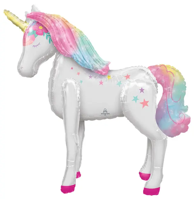 Μπαλόνι φοιλ Airwalker Μονόκερος / 106εκ x 116εκ - Enchanted Unicorn