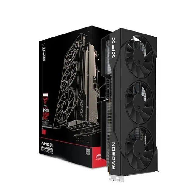 XFX Κάρτα Γραφικών RX 9070 GRE 12GB Triple-Fan OC GDDR6 (RX-97GRE29B7)