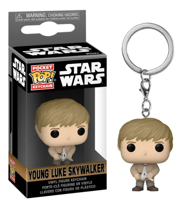 Funko Pocket Pop!: Disney Star Wars Obi-Wan Kenobi - Young Luke Skywalker Bobble-Head Vinyl Figure Keychain