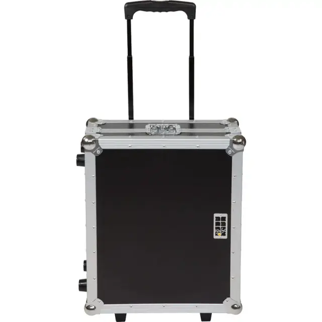 WALKASSE TTPRO-TROLLEY Flight Case Multi Fromat Turntable (Trolley + Wheels) Silver 3