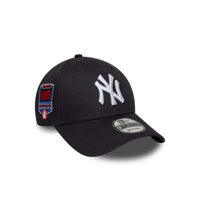 New Era Adult 9Forty MLB New York Yankees Side Patch Cap Μπλε Σκούρο 60667442 (New Era) - One Size