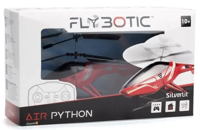 R/C Τηλεκατευθυνόμενο Ελικόπτερο Flybotic Air Python (7530-84787) Κόκκινο