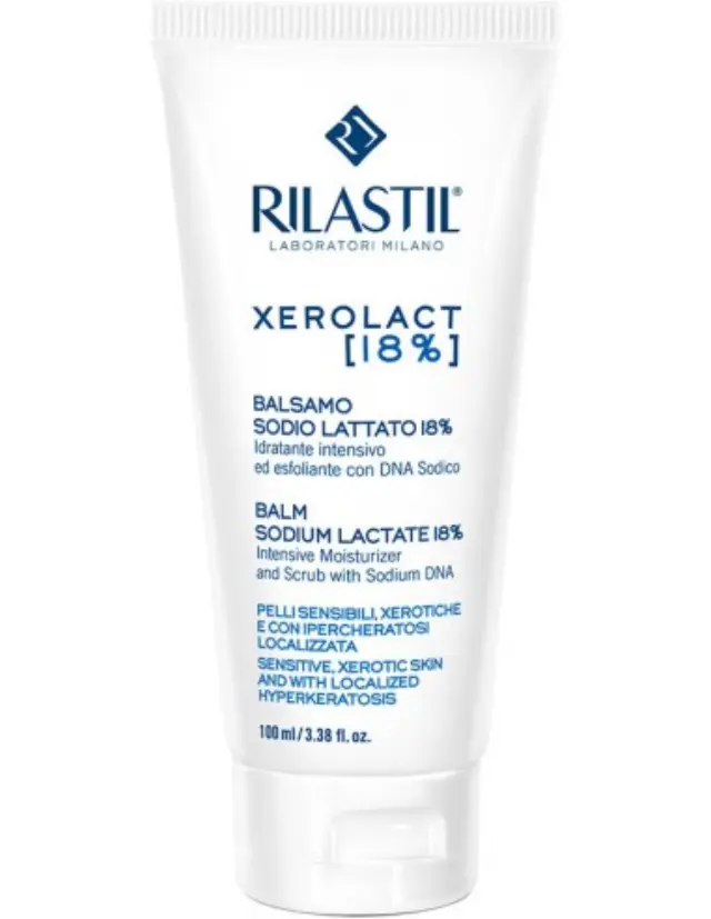 Rilastil Xerolact Balm Sodium Lactate 18% Βάλσαμο σώματος για τη Ξηροδερμία + την τοπική Υπερκεράτωση, 100ml 2