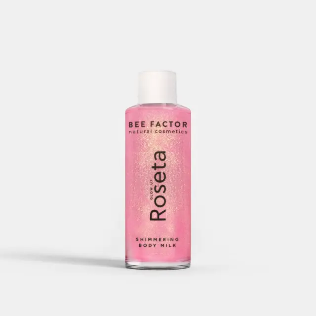 BEE FACTOR GLOW UP ROSETA / SHIMMERING BODY MILK – 100ML
