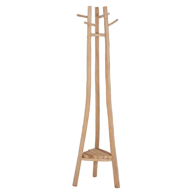ΚΑΛΟΓΕΡΟΣ ΜΕ 3 ΚΟΛΩΝΕΣ FB94881 ΞΥΛΟ TEAK ΣΕ ΦΥΣΙΚΟ 52x52x200Υεκ. 3