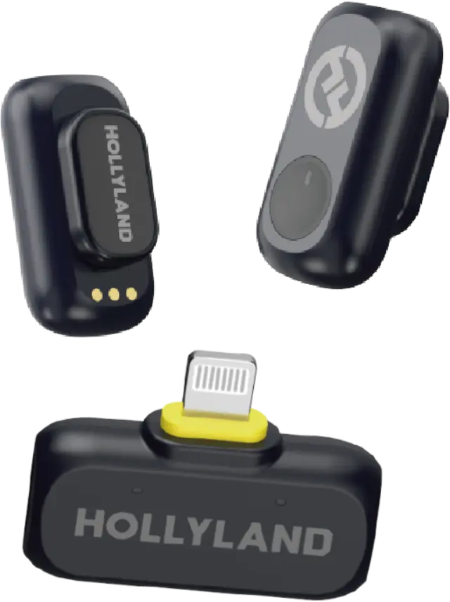 Hollyland - LARK A1 Mini Duo with Lightning RX - Musical Instruments & DJ