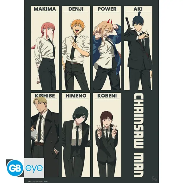 Σετ 2 Αφίσες CHAINSAW MAN - Set 2 Posters Chibi 52x38 - Devil Hunters GBYDCO633 2