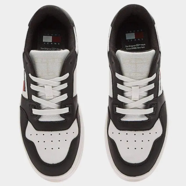 Tommy Hilfiger - Γυναικεία Sneakers Retro Basket EN0EN02505-0GS Μαύρo/Λευκό - 41 3