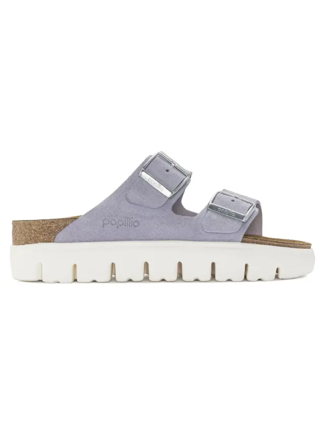Birkenstock Πέδιλα Γυναικείο δέρμα suede Μωβ BIR/ARIZONA CHUNKY 1023499 PURPLE 3