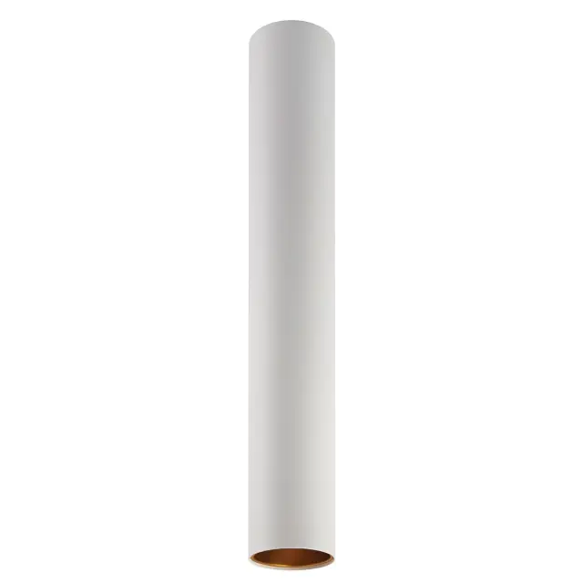 Rein Φωτιστικό οροφής κύλινδρος GU10/PAR16 L50cm λευκό-χρυσό Άσπρο/Χρυσό 2